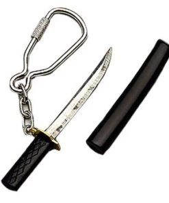Proforcema Samurai Sword With Scabbard Keychain Keychains & Lanyards