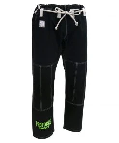 PROFORCEMA ProForce Sport™ ProForce Sport™ Ripstop BJJ Pant W/ Neon Green Logo