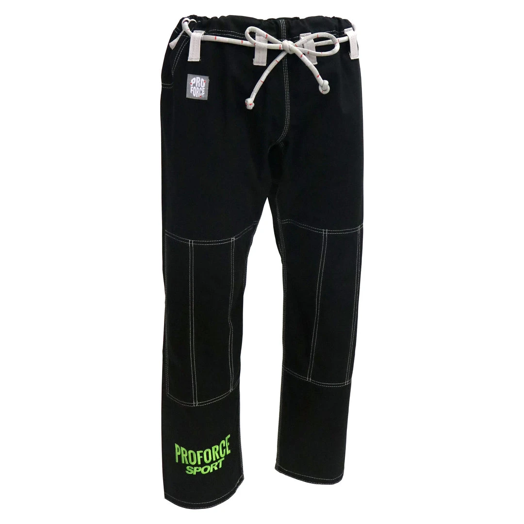 PROFORCEMA ProForce Sport™ ProForce Sport™ Ripstop BJJ Pant W/ Neon Green Logo 3 PROFORCEMA ProForce Sport™ ProForce Sport™ Ripstop BJJ Pant W/ Neon Green Logo