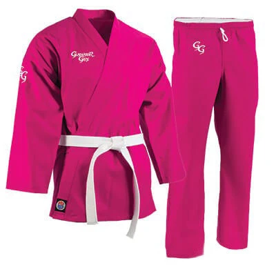 Proforcema ProForce® Gladiator Girl 6 Oz. Karate Uniform (Elastic Drawstring) - 55/45 Blend - With Free White Belt 4 Proforcema ProForce® Gladiator Girl 6 Oz. Karate Uniform (Elastic Drawstring) - 55/45 Blend - With Free White Belt