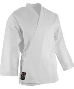 Proforcema Uniforms ProForce® 6 Oz. Karate Uniform (Elastic Drawstring) - 55/45 Blend - With Free White Belt