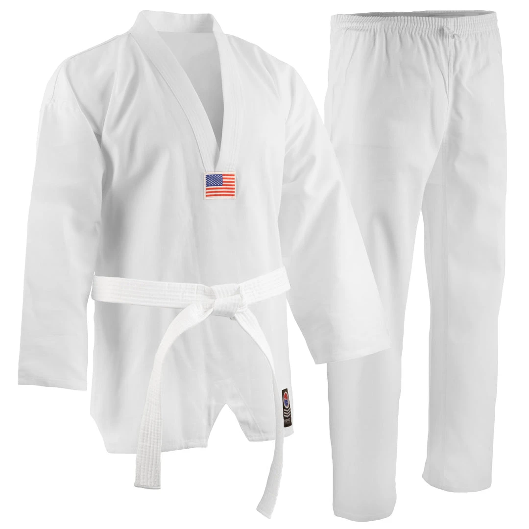 Proforcema ProForce® 5 Oz. TKD Uniform (With Flag) Uniforms 3 Proforcema ProForce® 5 Oz. TKD Uniform (With Flag) Uniforms