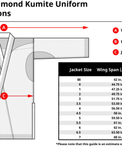 Proforcema ProForce® WKF Approved Diamond Kumite White Top/Jacket Uniforms