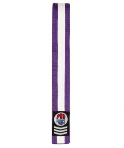 Proforcema ProForce® 1.75&quot Double Wrap Thunder White Stripe Karate Belt Belts