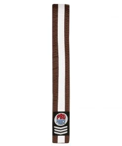 Proforcema ProForce® 1.75&quot Double Wrap Thunder White Stripe Karate Belt Belts