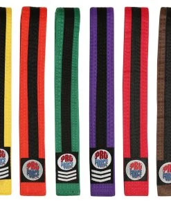 Proforcema Belts ProForce® 1.75" Double Wrap Thunder Black Stripe Karate Belt