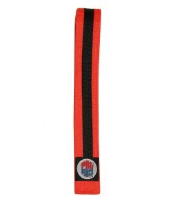 Proforcema Belts ProForce® 1.75&quot Double Wrap Thunder Black Stripe Karate Belt