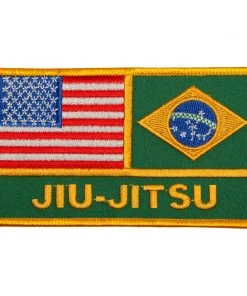 Proforcema USA/Brazil Jiu-Jitsu Flags Patch Patches