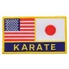 Proforcema USA & Japan Flags Karate Patch Patches