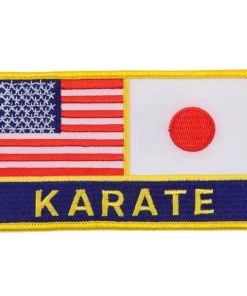 Proforcema USA & Japan Flags Karate Patch Patches