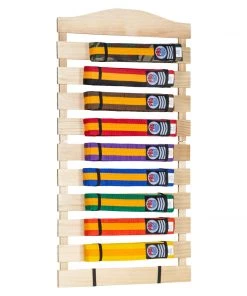 Proforcema Belt Displays Karate Belt Display Wood Rack
