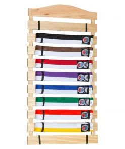 Proforcema Belt Displays Karate Belt Display Wood Rack