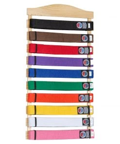 Proforcema Belt Displays Karate Belt Display Wood Rack