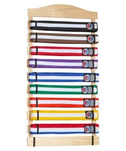 Proforcema Belt Displays Karate Belt Display Wood Rack