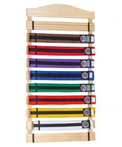 Proforcema Belt Displays Karate Belt Display Wood Rack
