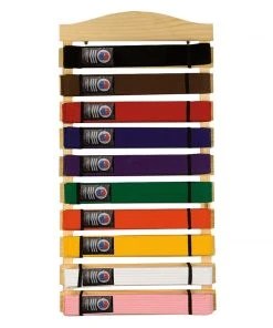 Proforcema Belt Displays Karate Belt Display Wood Rack