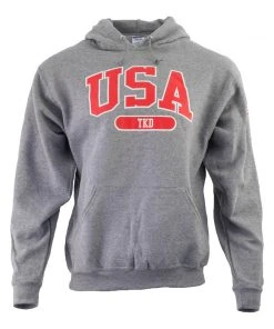 Proforcema ProForce® USA Grey Hoodie Sweatshirts 7 Proforcema ProForce® USA Grey Hoodie Sweatshirts