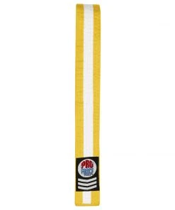 Proforcema Belts ProForce® III 1.75&quot Double Wrap White Stripe Karate Belt