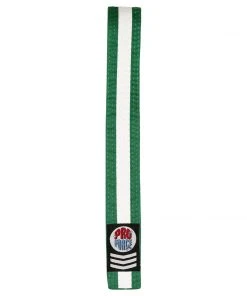 Proforcema Belts ProForce® III 1.75&quot Double Wrap White Stripe Karate Belt