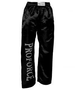 PROFORCEMA ProForce Sport™ Black Satin Demo Pants ProForce Sport™