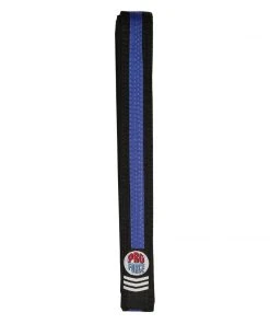 Proforcema ProForce® II 1.5&quot Double Wrap Color Striped Black Karate Belt