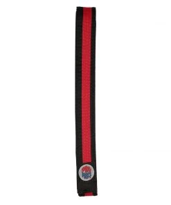 Proforcema ProForce® II 1.5&quot Double Wrap Color Striped Black Karate Belt