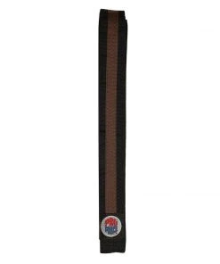 Proforcema ProForce® II 1.5&quot Double Wrap Color Striped Black Karate Belt