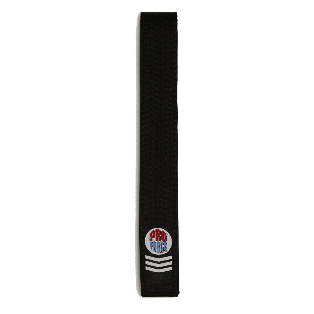 Proforcema Belts ProForce® IV 2'' Double Wrap Black Karate Belt