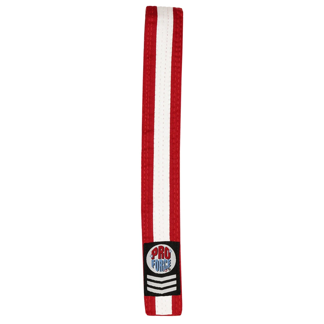 Proforcema ProForce® II 1.5" Double Wrap White Stripe Karate Belt 9 Proforcema ProForce® II 1.5" Double Wrap White Stripe Karate Belt