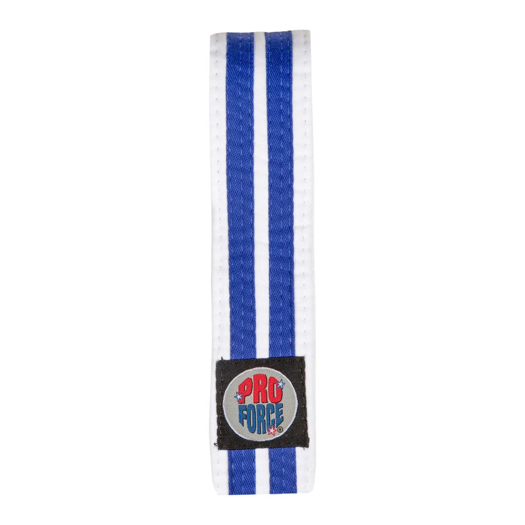 PROFORCEMA ProForce® 1.75'' Single Wrap 2 Stripe White Karate Belt 6 PROFORCEMA ProForce® 1.75'' Single Wrap 2 Stripe White Karate Belt
