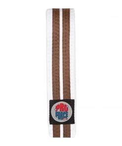 PROFORCEMA ProForce® 1.75'' Single Wrap 2 Stripe White Karate Belt 16 PROFORCEMA ProForce® 1.75'' Single Wrap 2 Stripe White Karate Belt