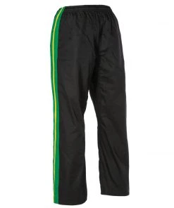 PROFORCEMA ProForce Sport™ Black With Green & Yellow Stripes Demo Pants 7 PROFORCEMA ProForce Sport™ Black With Green & Yellow Stripes Demo Pants