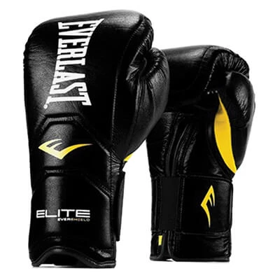 Proforcema Everlast Elite Pro Hook And Loop Training Gloves- Black BOXING 4 Proforcema Everlast Elite Pro Hook And Loop Training Gloves- Black BOXING