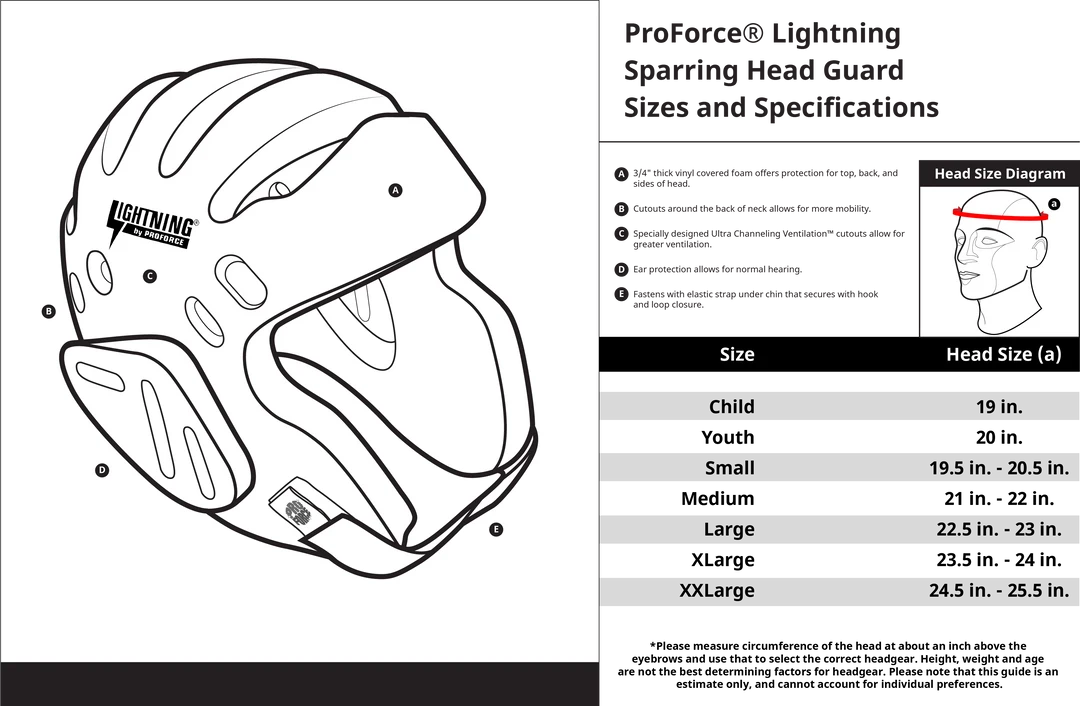 Proforcema ProForce® Lightning Sparring Head Guard / Headgear 10 Proforcema ProForce® Lightning Sparring Head Guard / Headgear