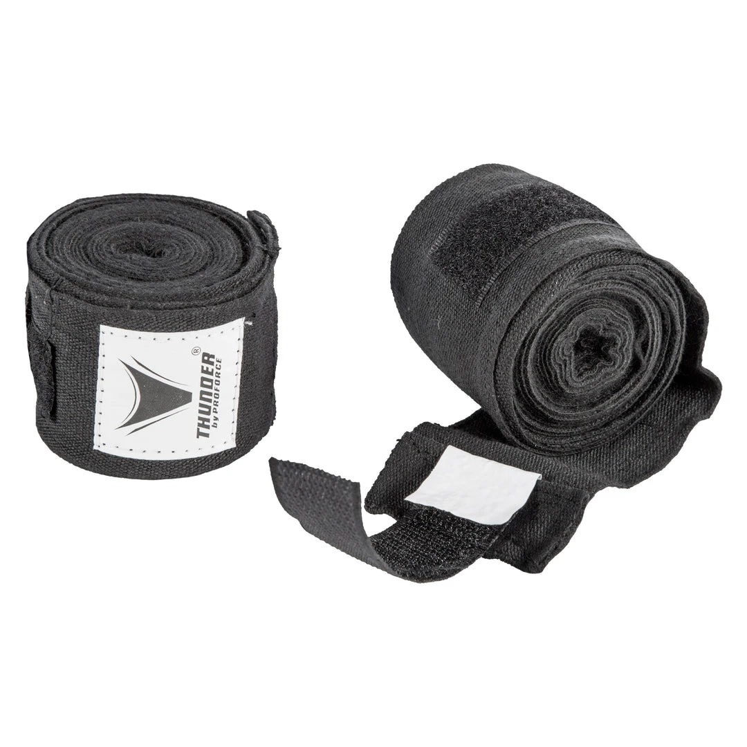 Proforcema ProForce® Thunder Handwraps - Black Lycra 3 Proforcema ProForce® Thunder Handwraps - Black Lycra