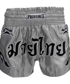 PROFORCEMA ProForce Sport™ Silver Angel Muay Thai Shorts