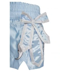 PROFORCEMA ProForce Sport™ Angel Wing Muay Thai Shorts - W/ Light Blue Bows