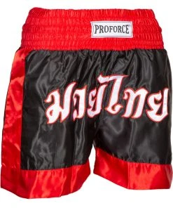 Proforcema ProForce Sport™ Muay Thai Shorts - Black/Red ProForce Sport™