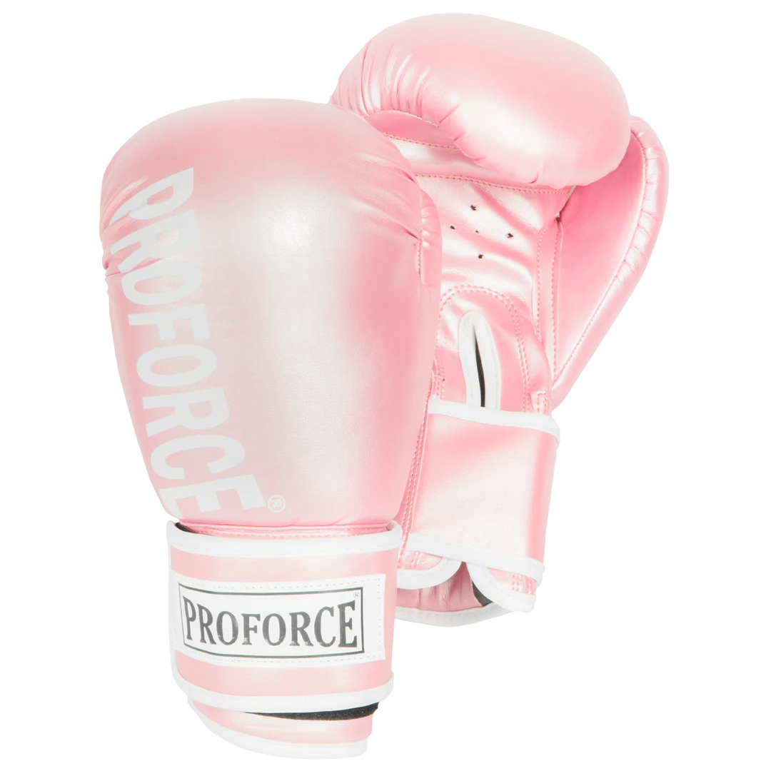 Proforcema ProForce® Leatherette Boxing Glove - ProForce Metallic Pink 3 Proforcema ProForce® Leatherette Boxing Glove - ProForce Metallic Pink