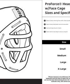 Proforcema Headgear ProForce® Headguard W/Face Cage