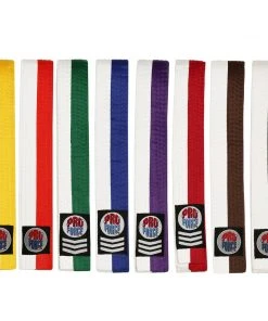 Proforcema Belts ProForce® 1.5&quot Double Wrap Two-Tone Karate Belt